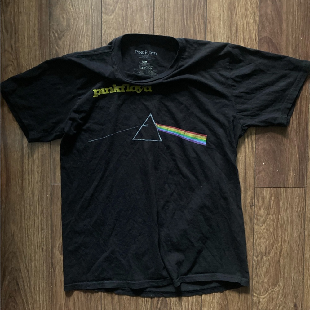 Pink Floyd Cotton Tee with Logo - Picture 1 of 4